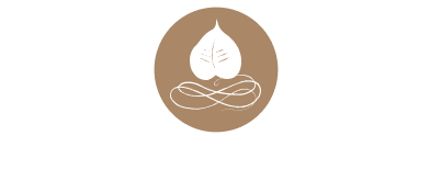 Sure Heart Sangha Logo White Gold v2
